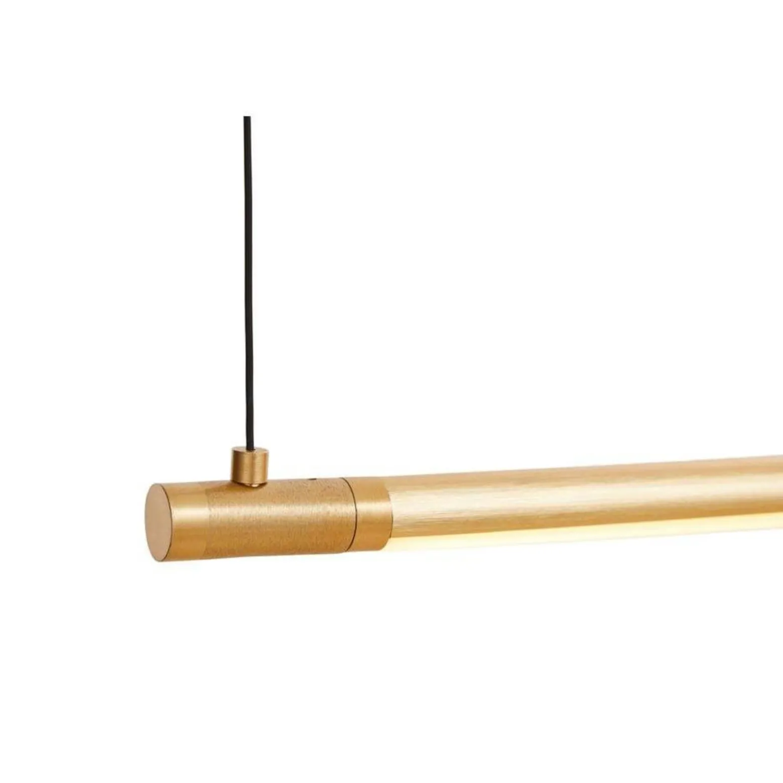 LOOM DESIGN LED-riippuvalaisin Straw 200, kulta, alumiini