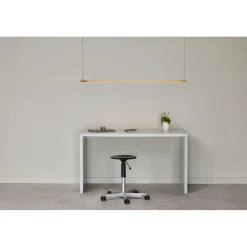 LOOM DESIGN LED-riippuvalaisin Straw 200, kulta, alumiini