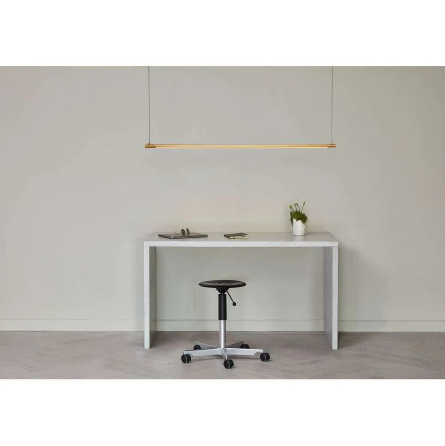 LOOM DESIGN LED-riippuvalaisin Straw 200, kulta, alumiini