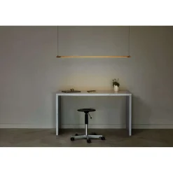 LOOM DESIGN LED-riippuvalaisin Straw 200, kulta, alumiini