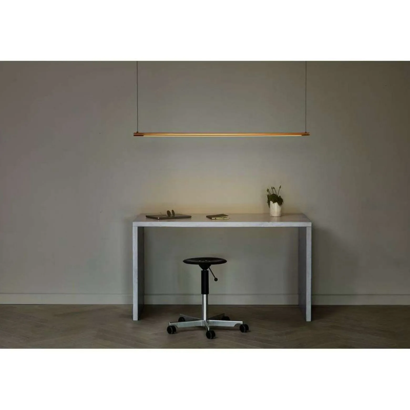 LOOM DESIGN LED-riippuvalaisin Straw 200, kulta, alumiini