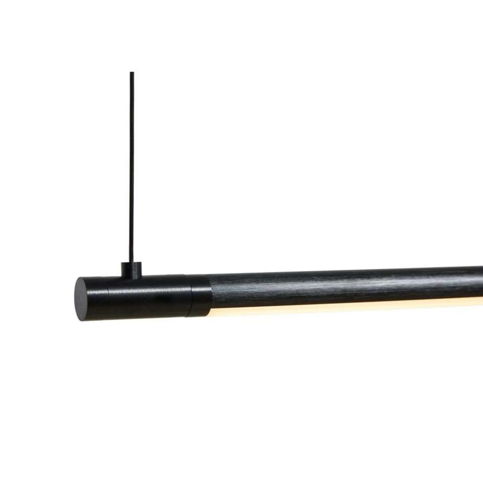 LOOM DESIGN LED-riippuvalaisin Straw 200, musta, alumiini