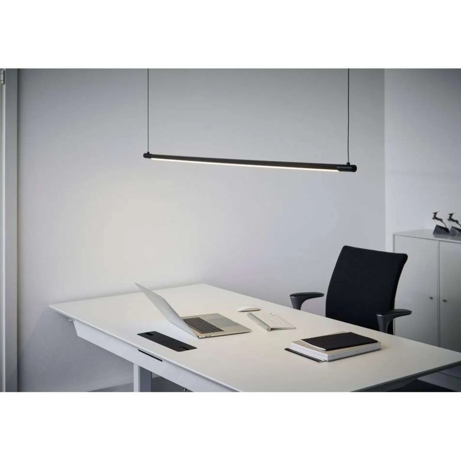 LOOM DESIGN LED-riippuvalaisin Straw 200, musta, alumiini