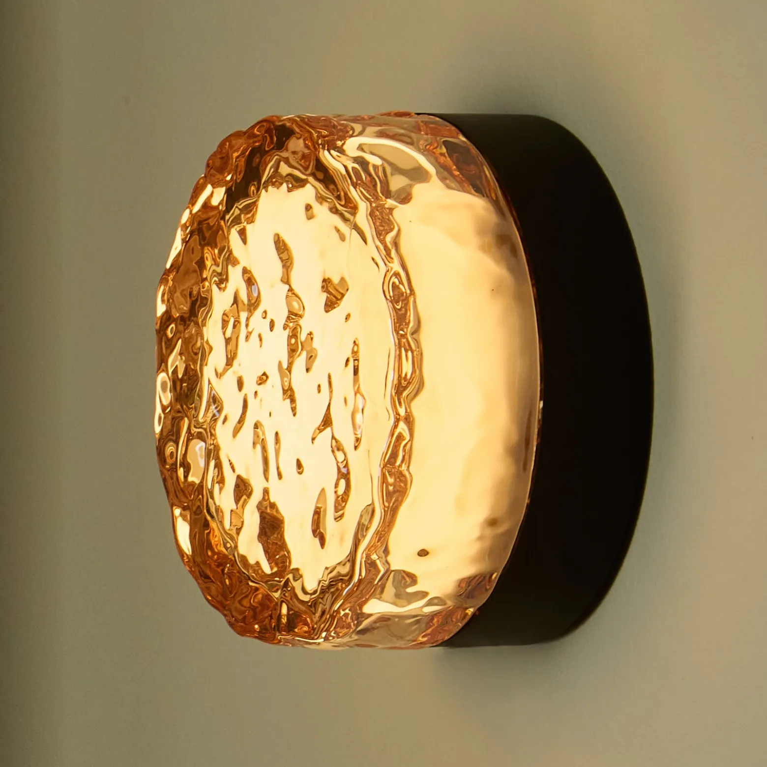 LOOM DESIGN LED-seinävalaisin Otto Ice, keltainen, 13 cm, CCT, IP65
