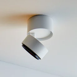 LOOM DESIGN Ray LED kattospotti Ø9.3cm 13W valkoinen