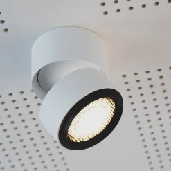 LOOM DESIGN Ray LED kattospotti Ø9.3cm 13W valkoinen