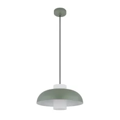 Lowe-riippuvalo, matta vihreä, Ø 38 cm, metallia
