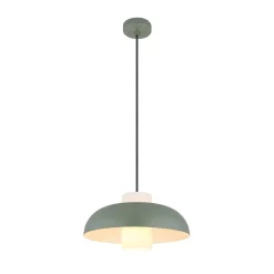 Lowe-riippuvalo, matta vihreä, Ø 38 cm, metallia