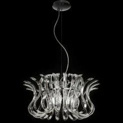 Läpimitta 50 cm - lasiriippuvalaisin Wave