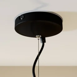 Lucande Anjita -riippuvalo, lasivarjostin, 3-lamp.