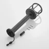 Lucande Berenike 60 cm seinävalaisin, tummanharmaa, metallia, GX53