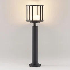 Lucande Berenike 60 cm seinävalaisin, tummanharmaa, metallia, GX53