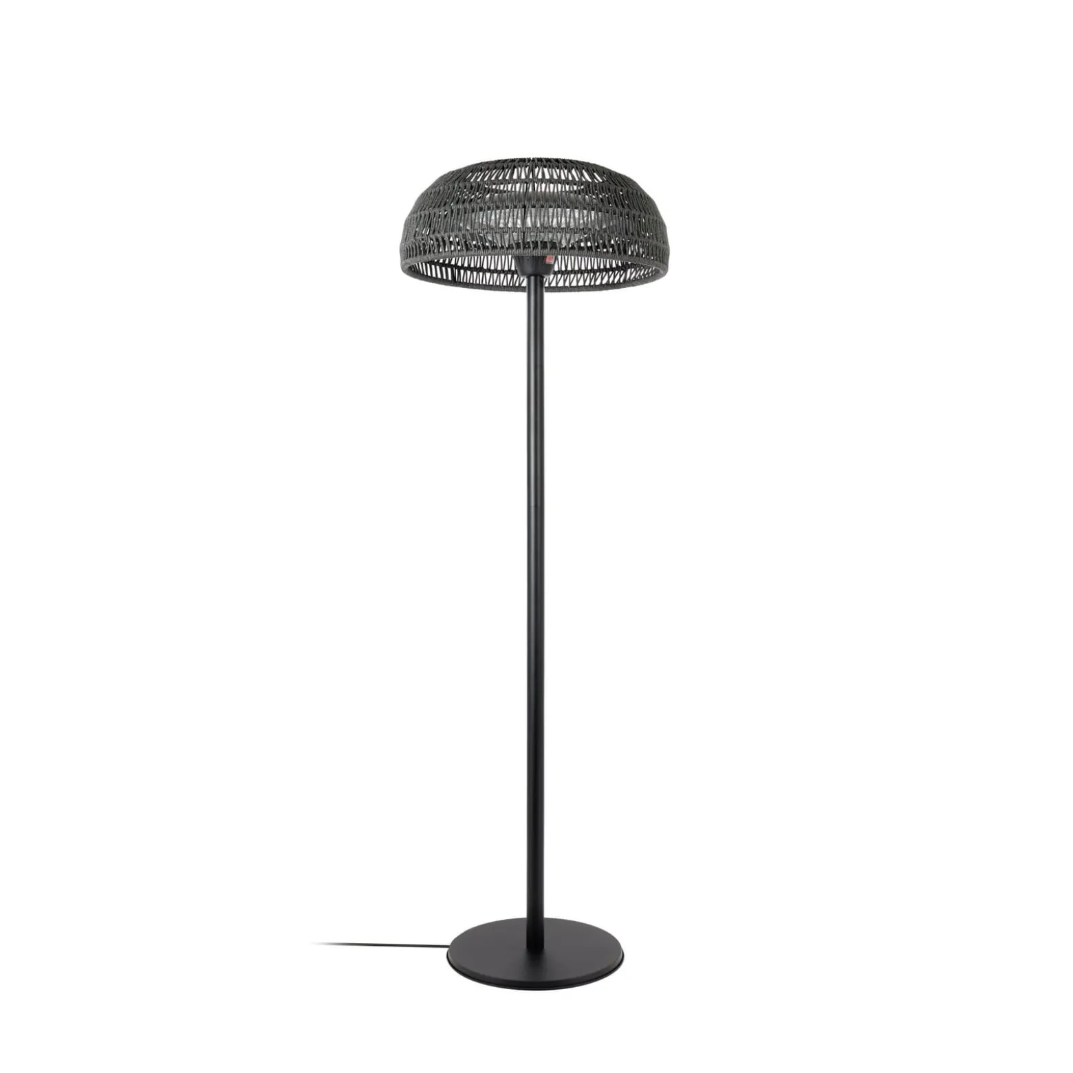 Lucande Calenza -terassilämmitin, musta, 200 cm, 3 tehotasoa