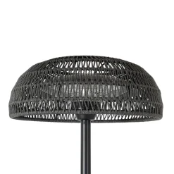 Lucande Calenza -terassilämmitin, musta, 200 cm, 3 tehotasoa