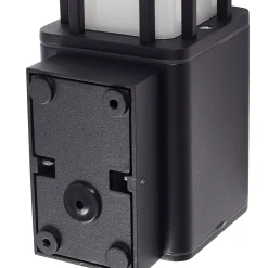 Lucande Dakil LED-ulkoseinävalaisin, musta, alumiini