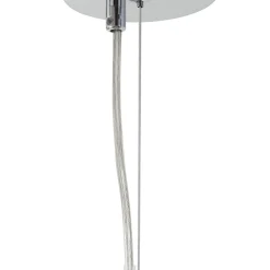 Lucande Diborah-riippuvalaisin, kirkas, Ø 43 cm, lasi, G9