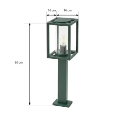 Lucande Ferda-pylväsvalaisin, 60 cm, vihreä, IP44