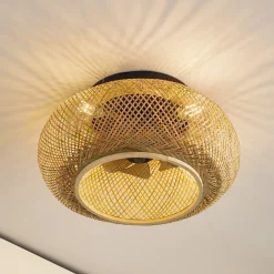 Lucande kattotuuletin valolla Cordie, DC, hiljainen, Ø 53 cm