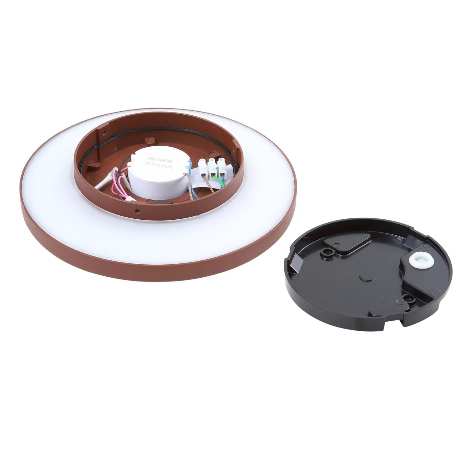 Lucande Kayana LED-ulkoseinävalaisin, ruosteenvärinen, alumiini, 24 cm