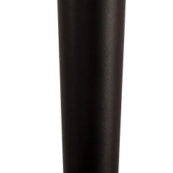 Lucande LED-akkuinen kynttilänjalka Lea, maljakko, tummanruskea, 28 cm