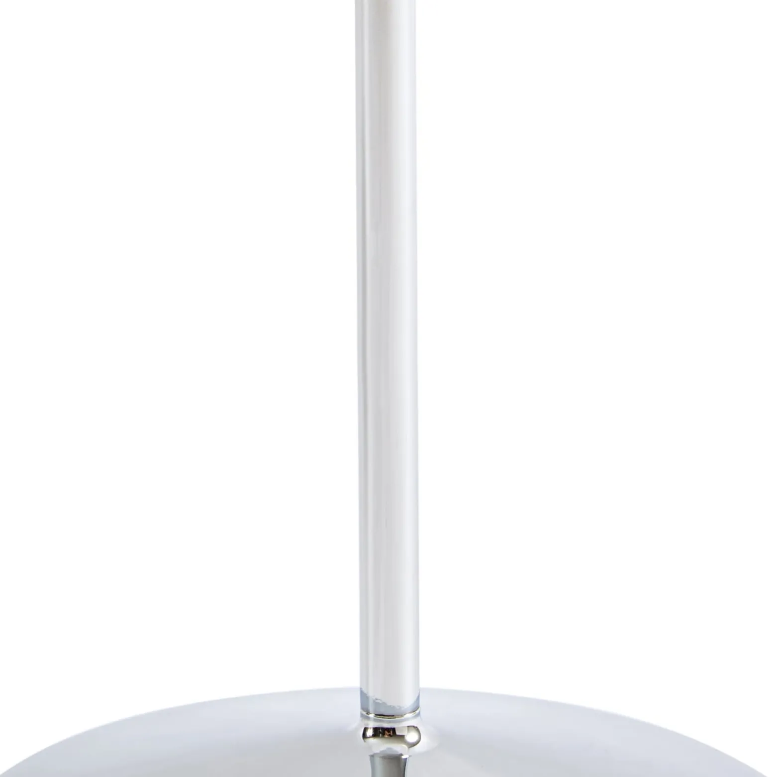 Lucande LED-akkukäyttöinen pöytävalaisin Anoria, kromi/valkoinen, lasi, IP44,