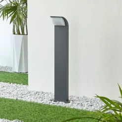 Lucande LED-jalustavalaisin Tinna, 60 cm, antrasiitti, IP65