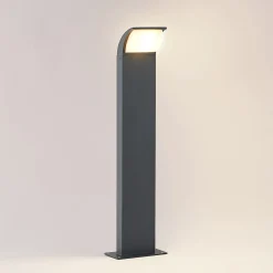 Lucande LED-jalustavalaisin Tinna, 60 cm, antrasiitti, IP65