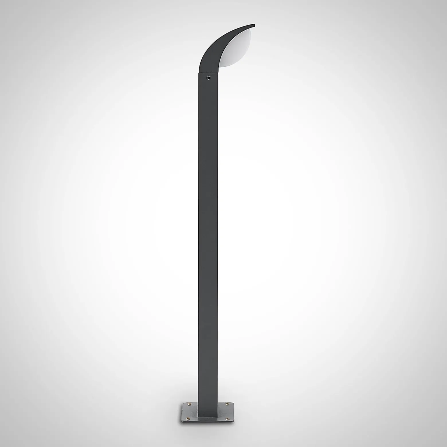 Lucande LED-jalustavalaisin Tinna, 60 cm, antrasiitti, IP65