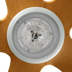 Lucande LED-kattotuuletin Omendo, valkoinen, DC, hiljainen, CCT