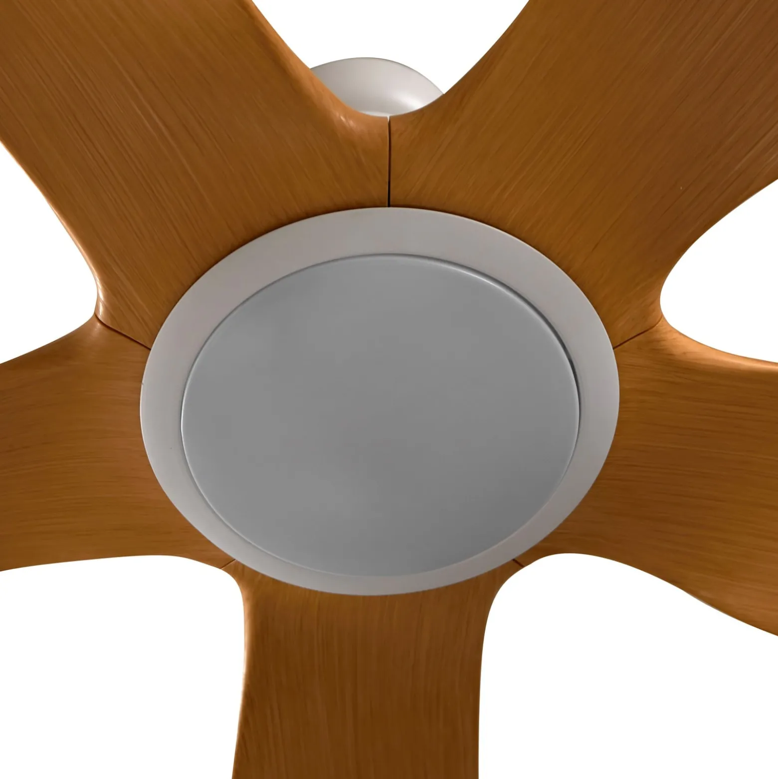 Lucande LED-kattotuuletin Omendo, valkoinen, DC, hiljainen, CCT