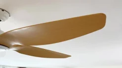 Lucande LED-kattotuuletin Omendo, valkoinen, DC, hiljainen, CCT
