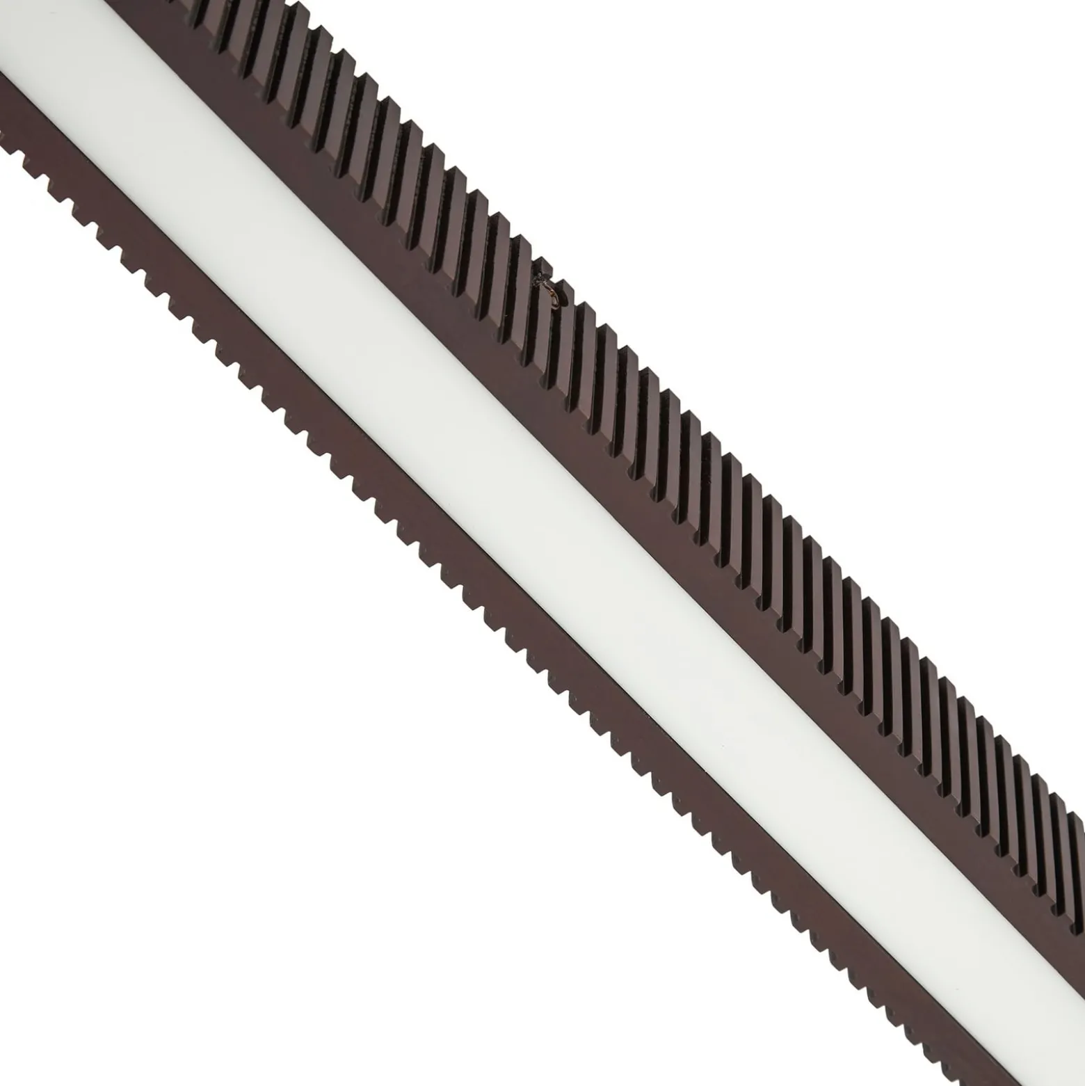 Lucande LED-kattovalaisin Emara, tumma puu, tammi, himmennettävä