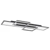Lucande LED-kattovalaisin Narumi, CCT, 110cm, musta, alumiini