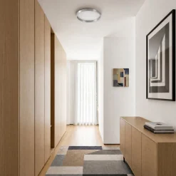 Lucande LED-kattovalaisin Rotundo, halkaisija 40 cm, alumiini, himmennettävä