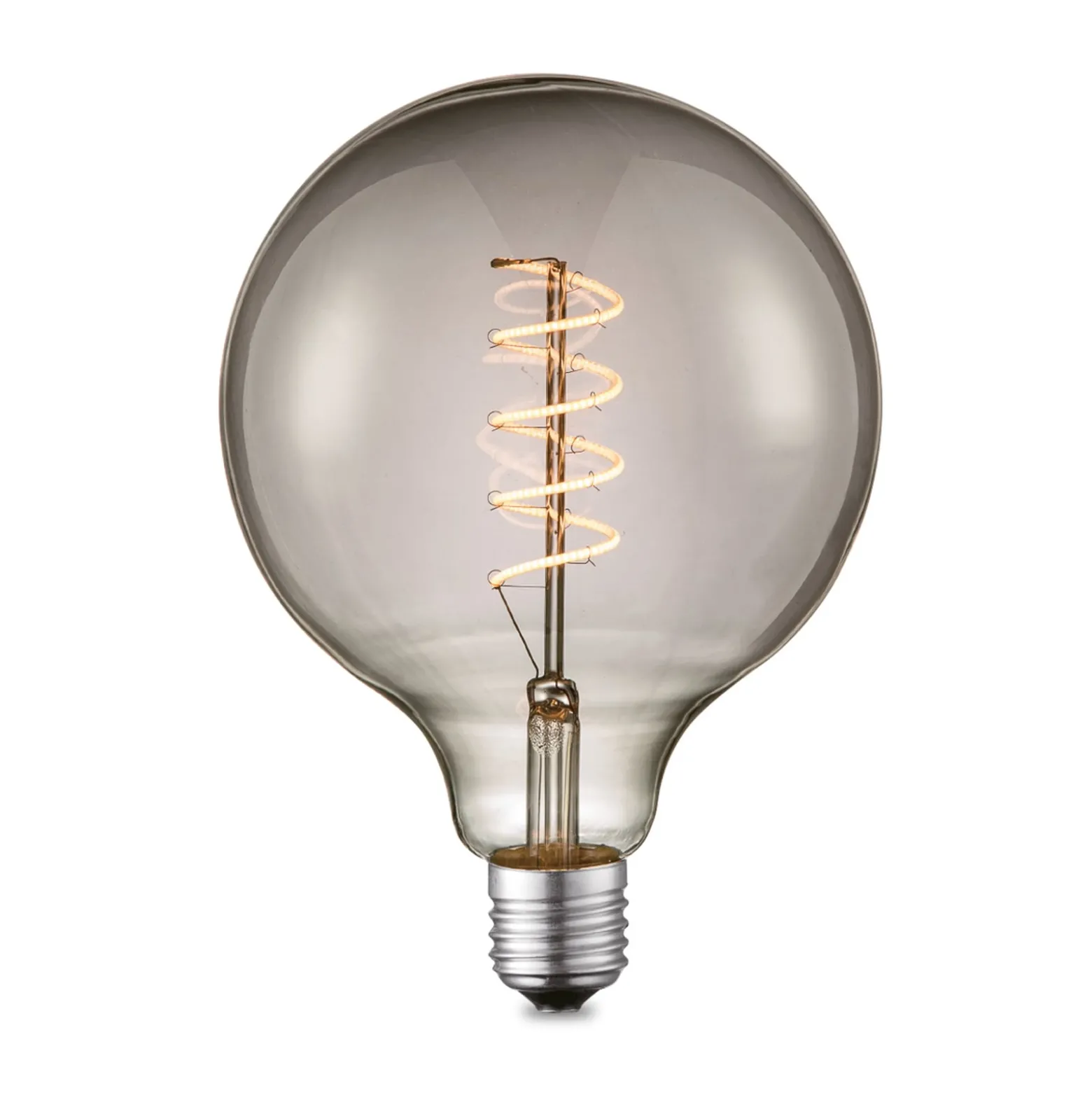 Lucande LED-lamppu E27 G125 4 W savu 1800 K himmennettävä
