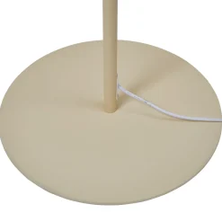 Lucande LED-lattiavalaisin Audrina, beige, metalli, himmennettävä