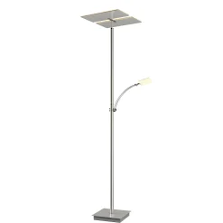Lucande LED-lattiavalaisin Parthena, nikkeli, metalli, 180 cm