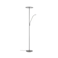Lucande LED-lattiavalaisin Raymond, titaaninvärinen, CCT, lukuvalo