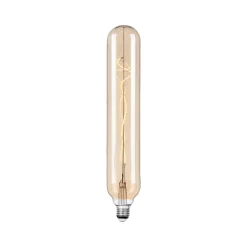 Lucande LED-loisteputki, E27 4 W, halkaisija 6 cm, keltainen, 2700 K