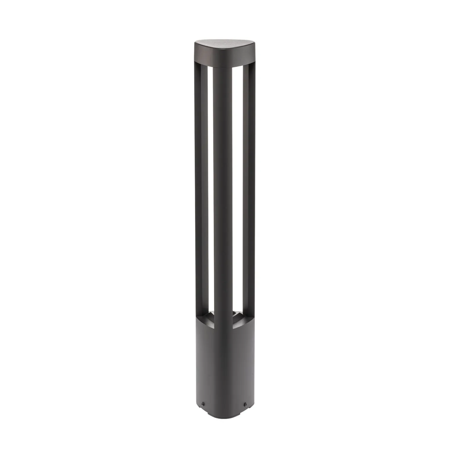 Lucande LED polkuvalaisin Pirron, 80 cm, kolmion muotoinen, IP54