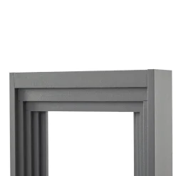 Lucande LED-pollarivalaisin Ashkan, korkeus 40 cm, antrasiitti, IP65