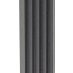 Lucande LED-pollarivalaisin Ashkan, korkeus 40 cm, antrasiitti, IP65