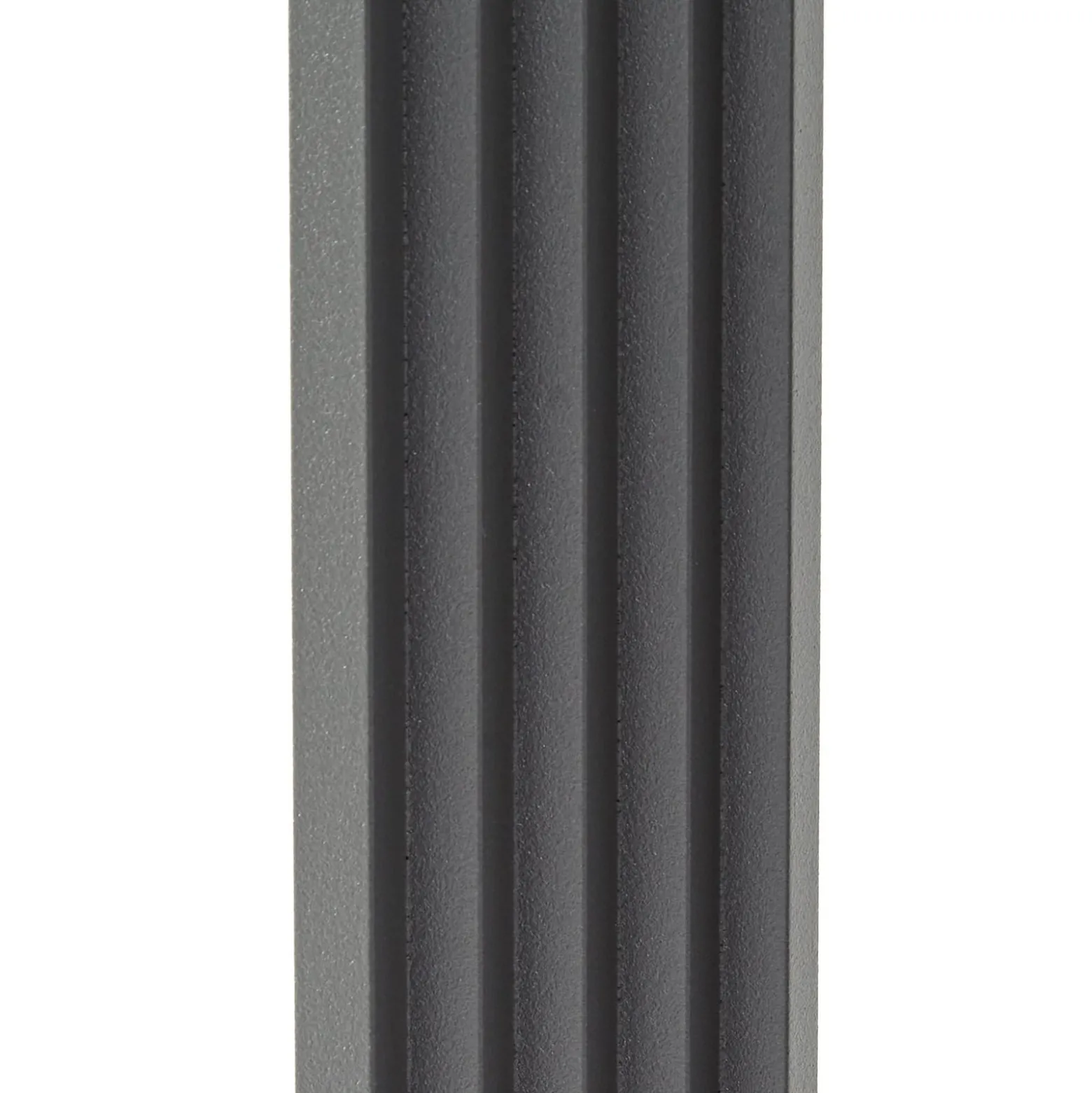 Lucande LED-pollarivalaisin Ashkan, korkeus 40 cm, antrasiitti, IP65