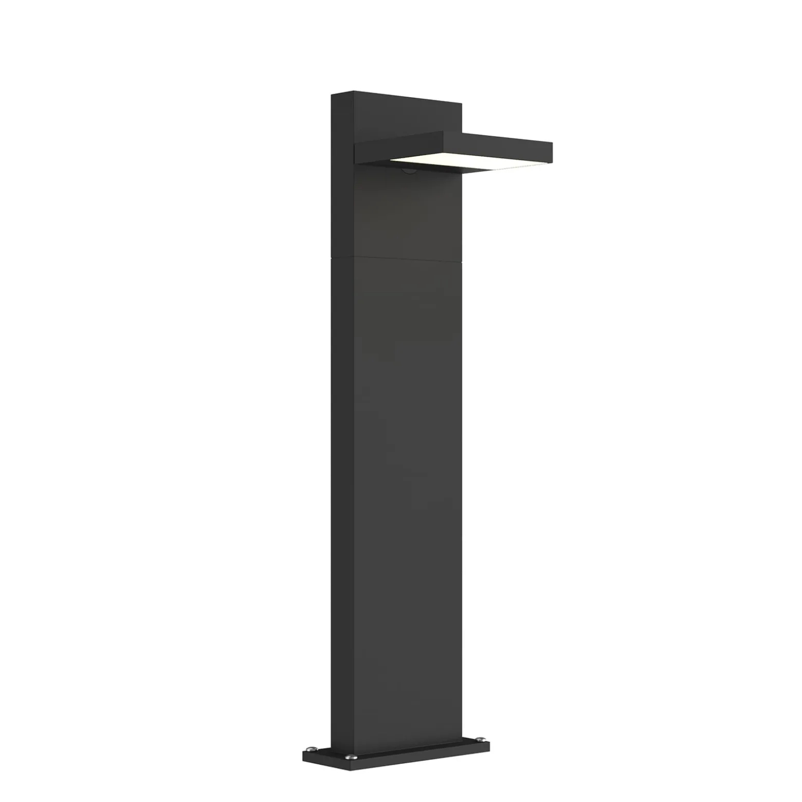 Lucande LED-pollarivalaisin Silvan, 65 cm, antrasiitti, metallia