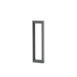 Lucande LED-pylväsvalaisin Ashkan, korkeus 60 cm, antrasiitti, IP65