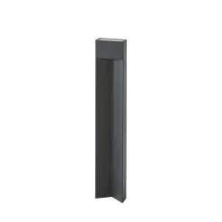 Lucande LED-pylväsvalaisin Kaholo, mattamusta, 90 cm, IP44
