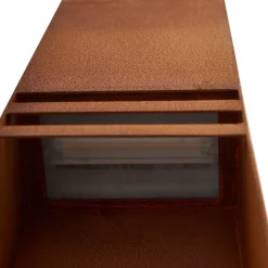 Lucande LED-pylväsvalaisin Oxido, ruosteenvärinen, korkeus 80 cm, IP44