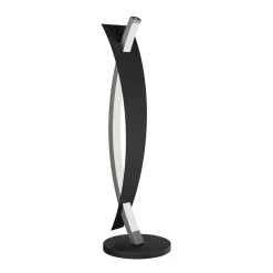 Lucande LED-pöytävalaisin Marija, musta, himmennettävä, 62 cm