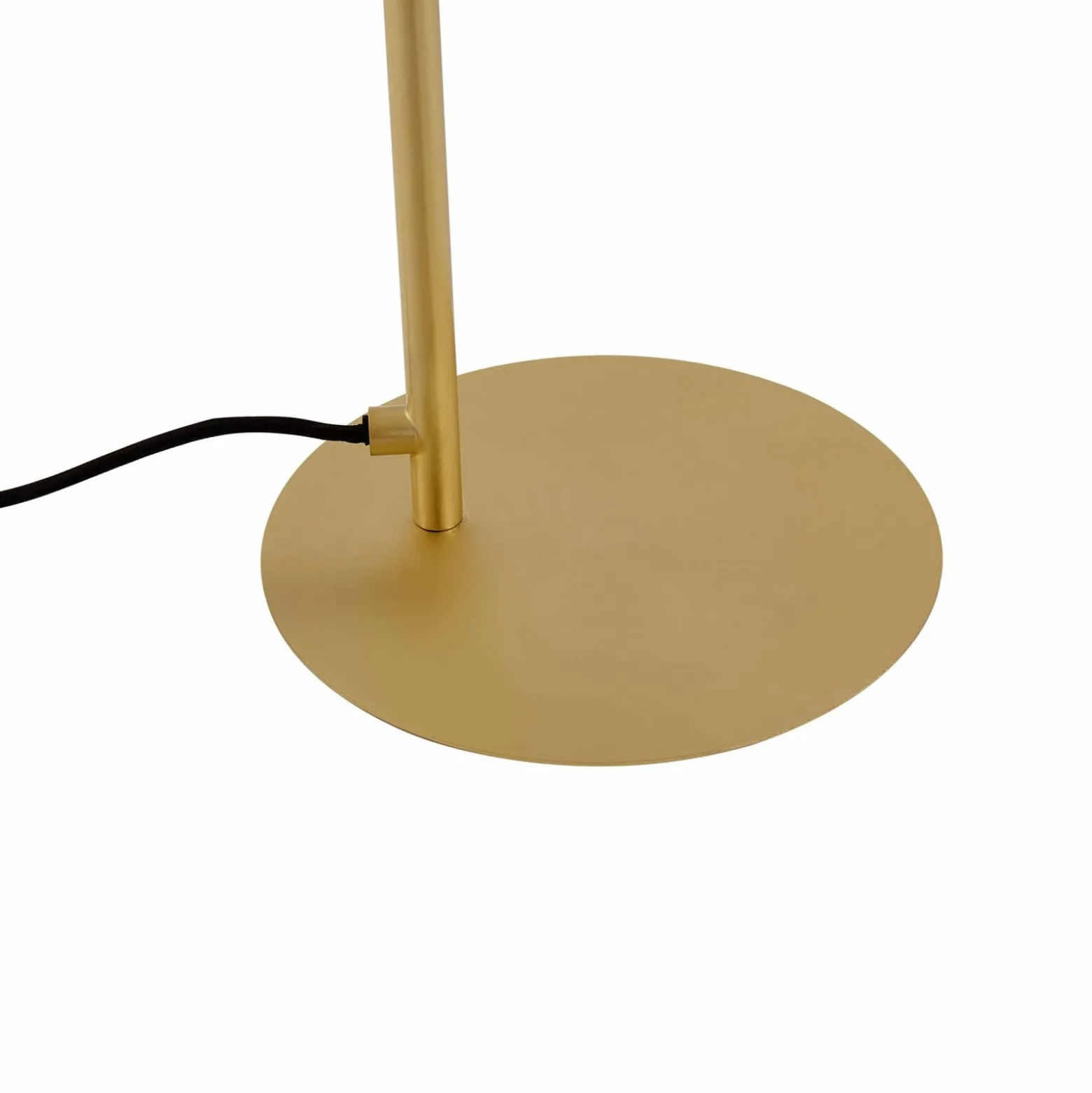 Lucande LED-pöytävalaisin Yekta, messingin värinen, 59 cm, himmennettävä