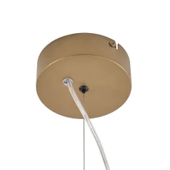 Lucande LED-riippuvalaisin Ariadne, halkaisija 57 cm, mattakulta, 20 lamellia